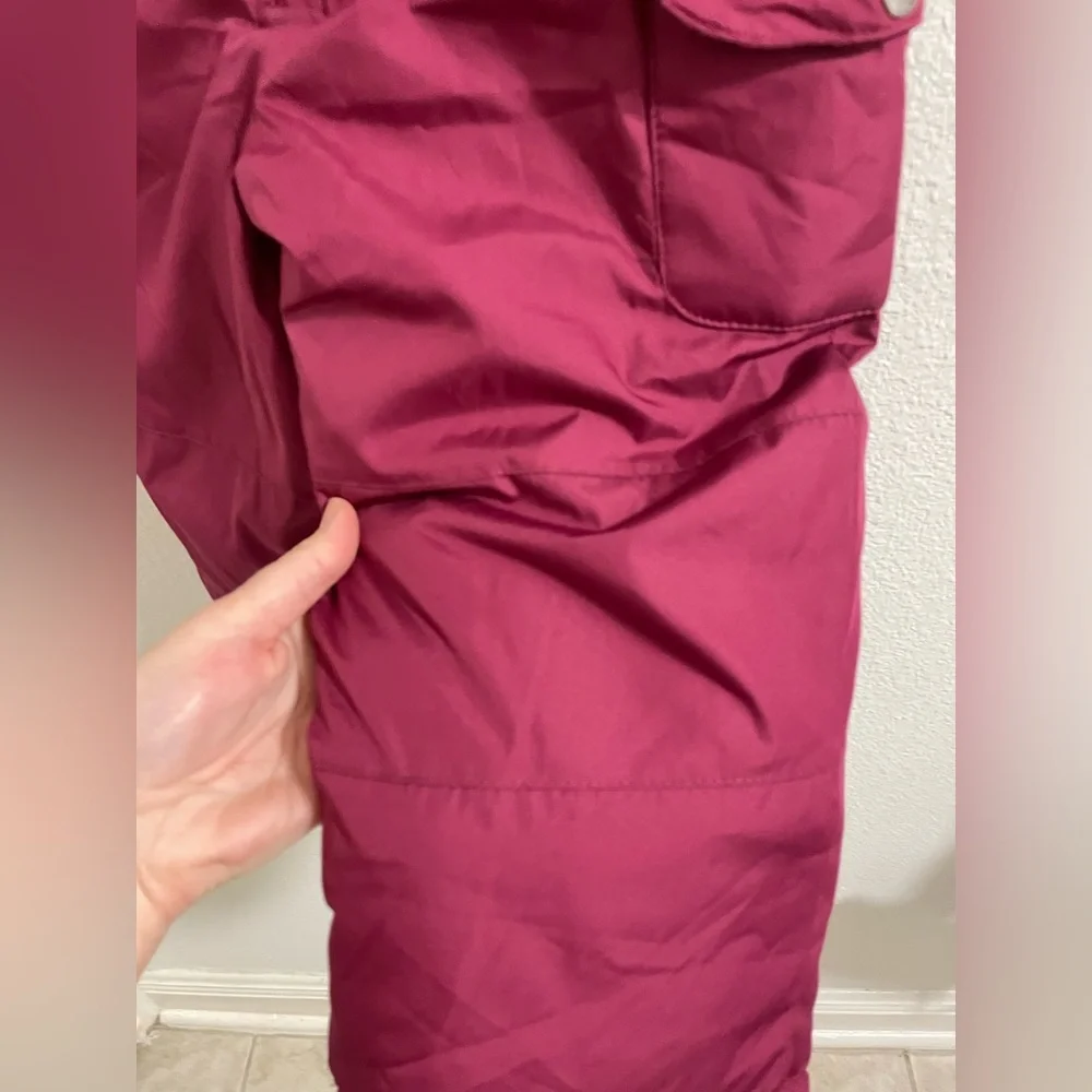 Carter Kids Burgundy Snow Bib